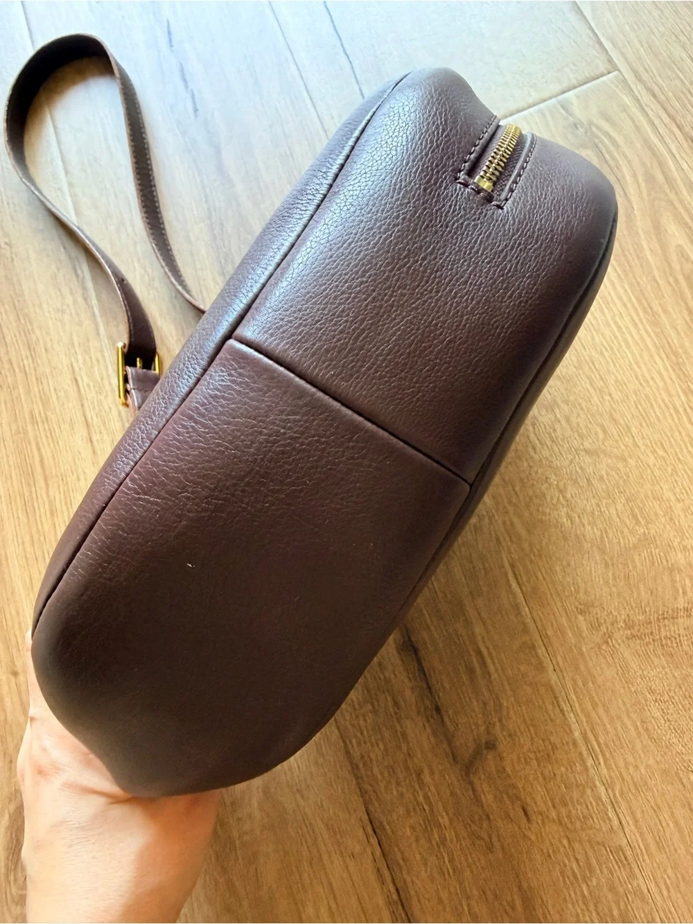 Madewell Leather Crossbody Bag (Brown/Raisin)
